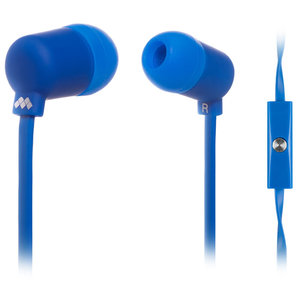 MELICONI MYSOUND SPEAK FLUO BLUE IN-EAR STEREO HEADSET (WITH MICROPHONE)