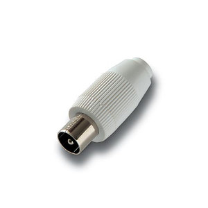 ALCAD RM-095 Straight Connector IEC Male (RF), 9.5mm, Shielded